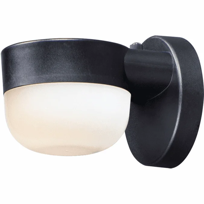 Maxim 51115FTBK Michelle Modern Black LED Exterior Wall Light Sconce