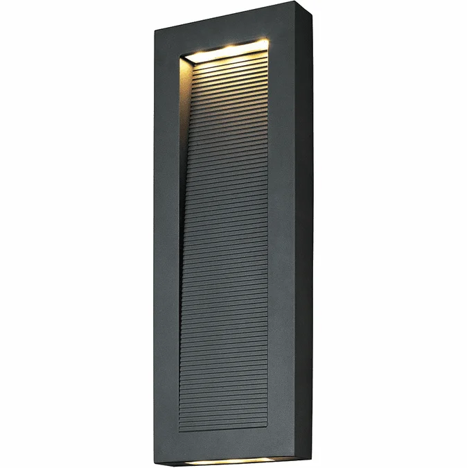 Maxim 54354ABZ Avenue Contemporary Architectural Bronze LED Outdoor Lighting Wall Sconce