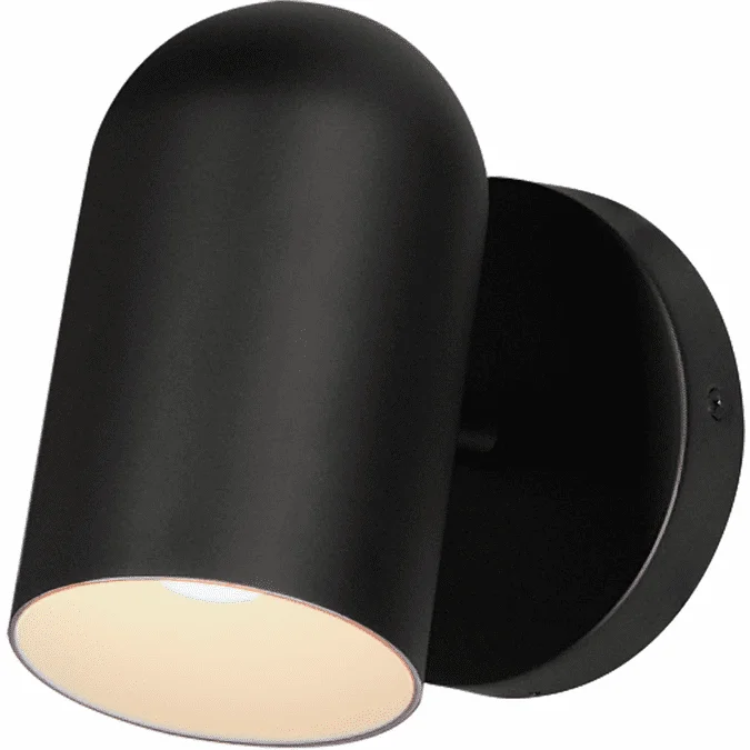 Maxim 62003BK Spot Light Modern Black LED Outdoor Lighting Wall Sconce