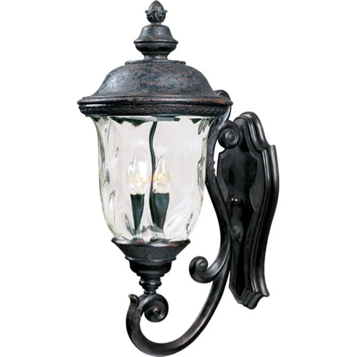 Maxim Carriage House VX 3-LT Outdoor Wall Lantern – Oriental Bronze – 40424WGOB