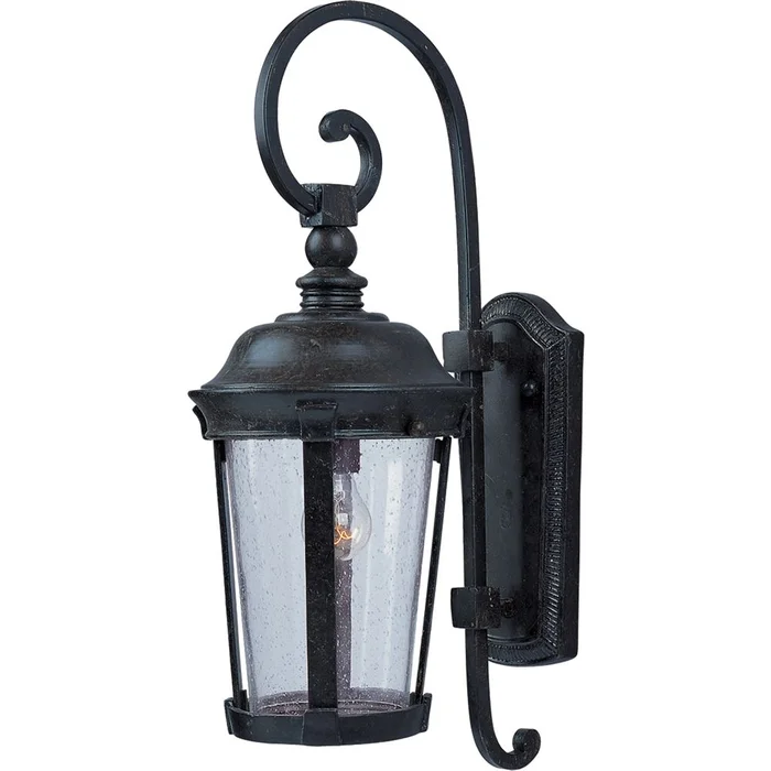 Maxim Dover Cast 1-LT Outdoor Wall Lantern – Bronze – 3023CDBZ