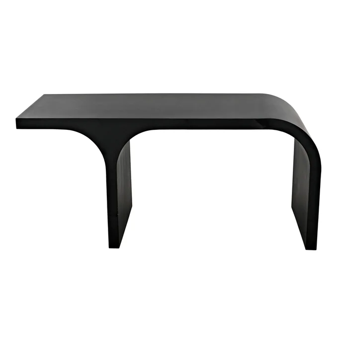 maximus desk, black metal