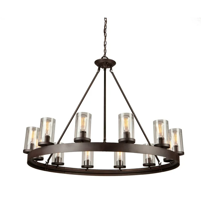 Menlo Park 12-Light Chandelier | Lustre Menlo Park 12ampoules | D06H4U12
