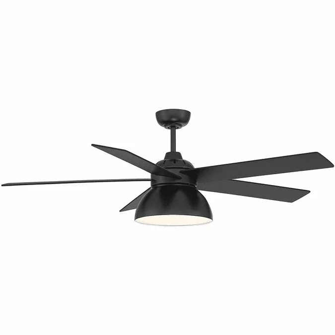 Meridian M2014MBK Matte Black 52″ Ceiling Fan