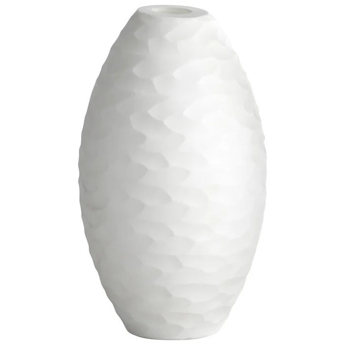 Meringue Vase White Small By Cyan Design