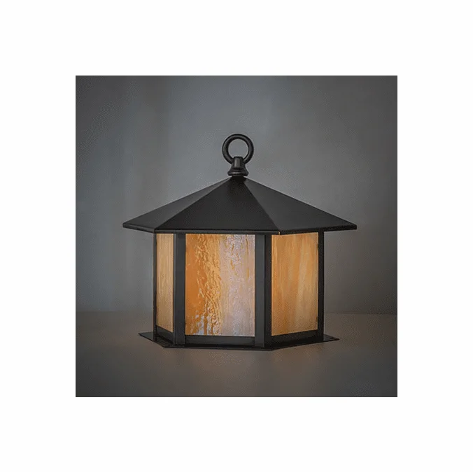 Meyda Custom 117203 Gazebo Craftsman Craftsman Brown Pier Mount