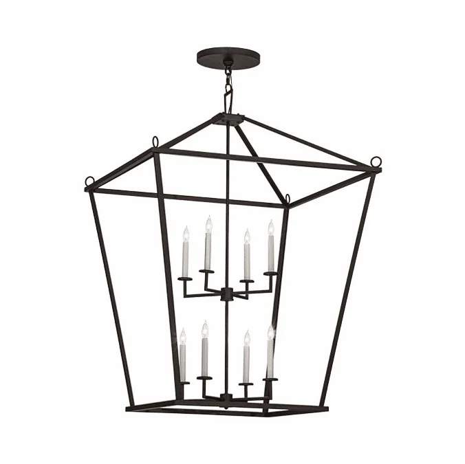 Meyda Custom 153595 Kitzi Tapered Oil Rubbed Bronze Foyer Lighting