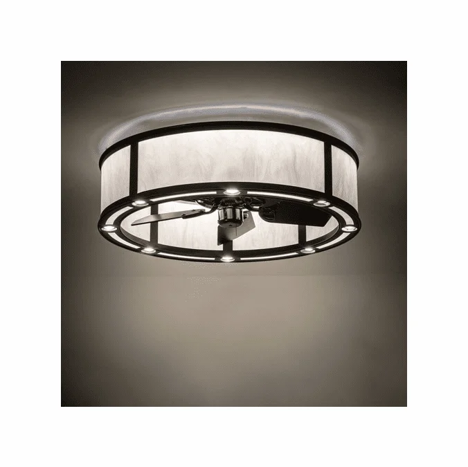 Meyda Custom 230610 Smythe Craftsman Bronze LED Home Ceiling Fan