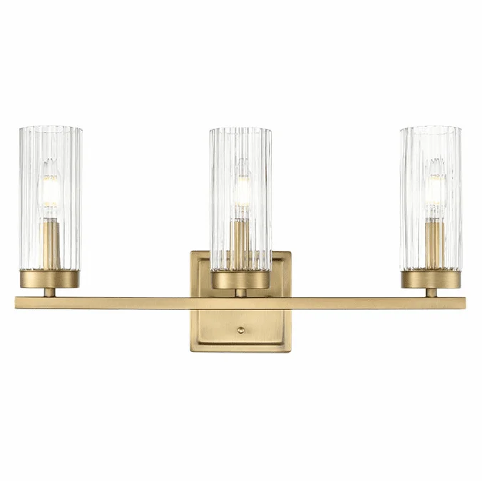 Millennium 46003-VB Iversen Contemporary Vintage Brass 3-Light Bathroom Light
