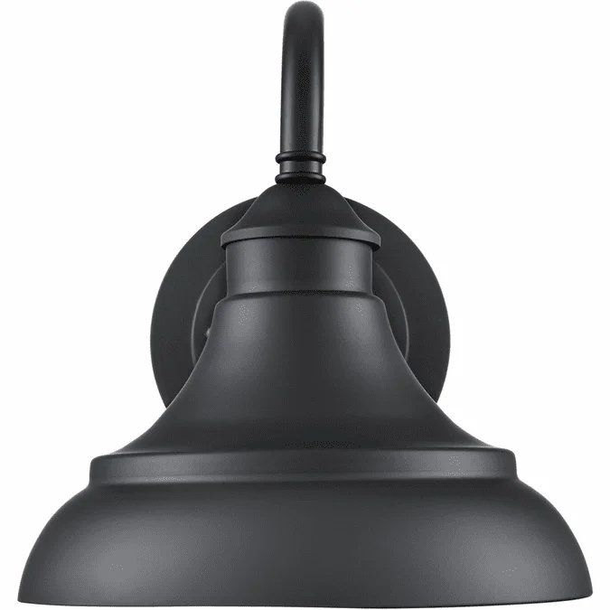 Millennium 87101-PBK Alvii Retro Powder Coated Black Exterior Wall Sconce