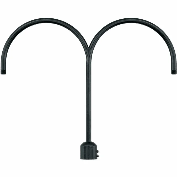 Millennium RPAD-SB R Series Vintage Satin Black Outdoor Post Adapter