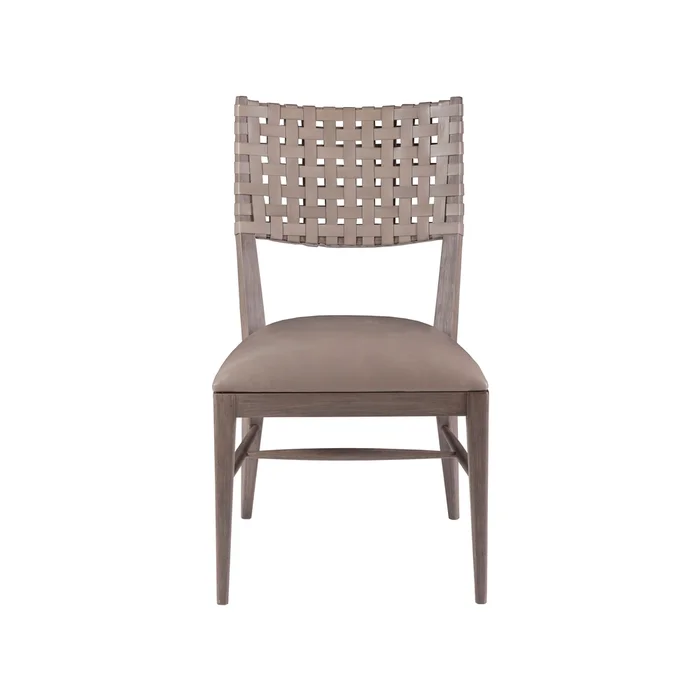 milo leather side chair