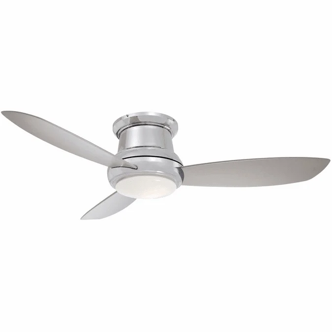 Minka Aire F519L-PN Concept II Modern Polished Nickel LED 52″ Home Ceiling Fan