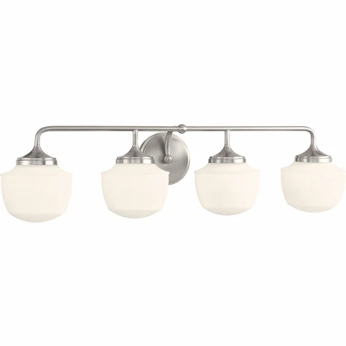 Minka Lavery 2574-84 Cornwell Modern Brushed Nickel 4-Light Bath Lighting Sconce