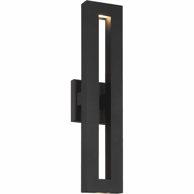 Minka Lavery 73371-66-L Paddock Contemporary Sand Coal LED Outdoor Lamp Sconce