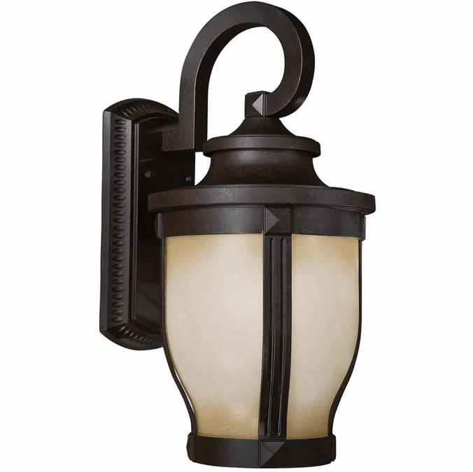 Minka Lavery 8763-166-PL Merrimack Contemporary Corona Bronze Exterior Lamp Sconce