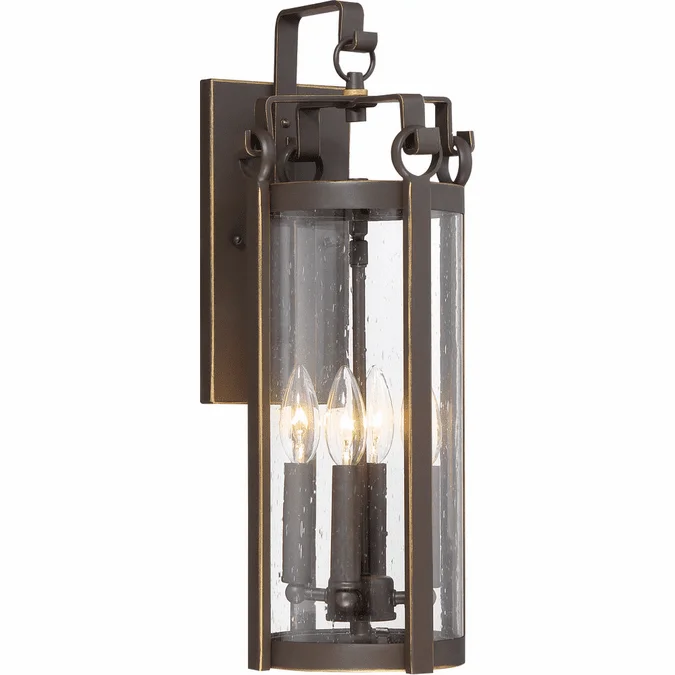 Minka Lavery The Great Outdoors 72692-226 Somerset Lane Modern Dakota Bronze 8″ Exterior Lighting Sconce