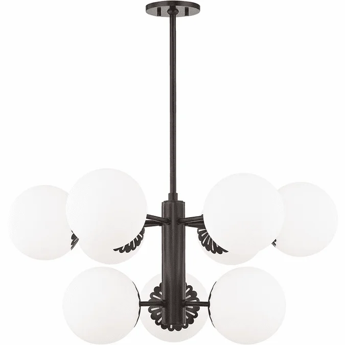 Mitzi H193809-OB Paige Contemporary Old Bronze Chandelier Light
