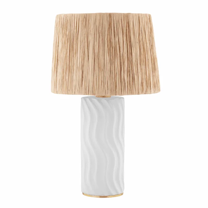 Mitzi HL722201-AGB/CWW Daniella Modern Aged Brass Table Lighting