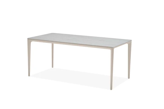 Mobital Cayman 86″ Dining Table Travertino Ceramic/Indoor-Outdoor DTA-CAYM-TRAV-86PCT