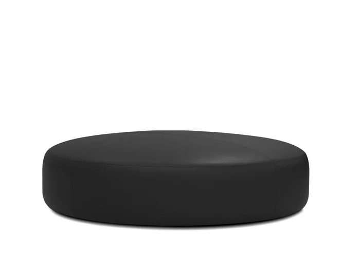 Mobital Disc Ottoman Black Leatherette 48″ Round OST-DISC-BLAC-ROU48