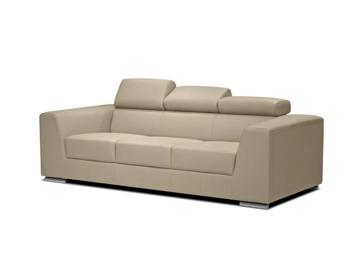 Mobital Icon Sofa Wheat Premium Leather Adjustable Headreat SOF-ICON-WHEA-PREMI