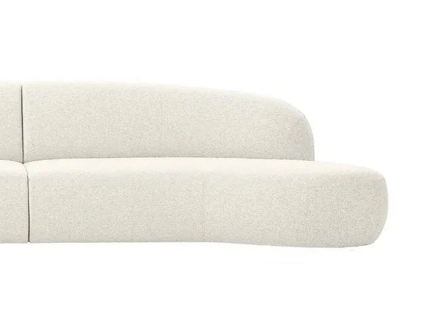 Mobital Moritz 2 Seater No Arm RSF Alabaster Fabric SEC-MORI-ALAB-2SEAR