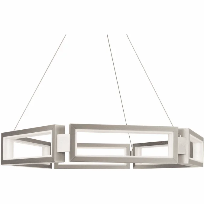 Modern Forms PD-50835-BN Mies Modern Brushed Nickel LED 36″ Pendant Light