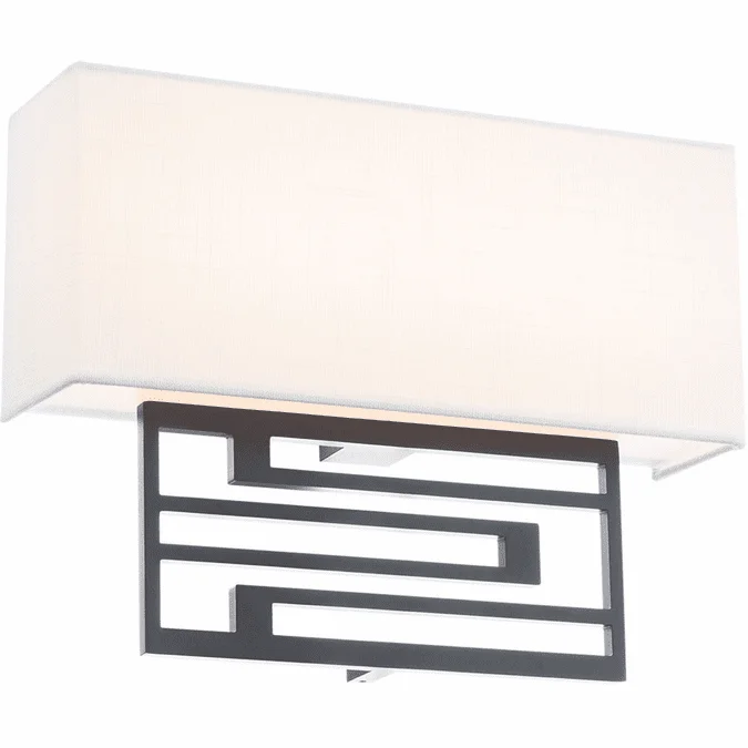 Modern Forms WS-26214-BK Vander Contemporary Black LED Lighting Sconce