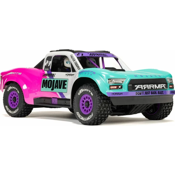 MOJAVE GROM 223S BLX Brushless 4X4 Small Scale Desert Truck RTR with DSC (Battery & Charger included), Teal