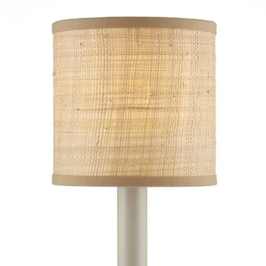 Natural Grasscloth Collection Chandelier Shade in Natural (142|0900-0028)