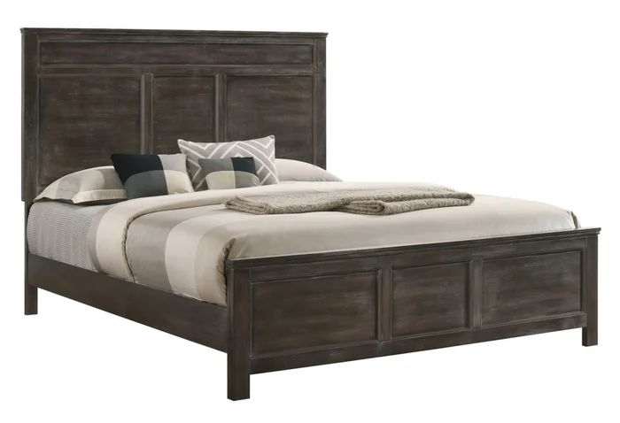 New Classic Furniture Andover King Bed in Nutmeg