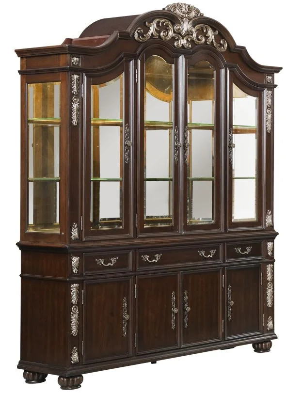 New Classic Furniture Maximus Cabinet in Brown PROMO
