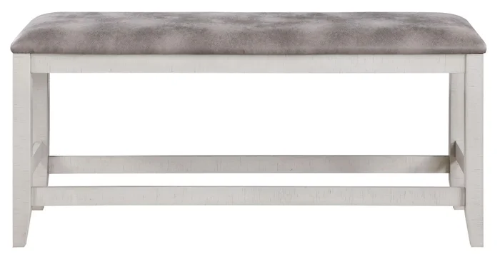 New Classic Furniture Richland Dining Bench in White D7522-26 PROMO
