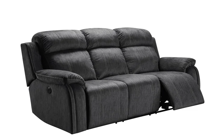 New Classic Furniture Tango Dual Recliner Sofa with Power Footrest in Shadow U396-30P1-SHW PROMO