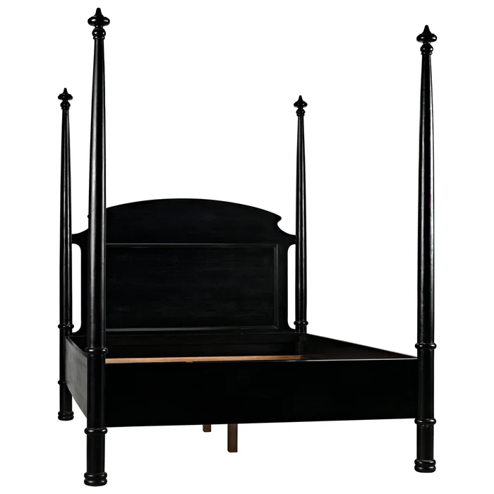 new douglas bed, queen, hand rubbed black