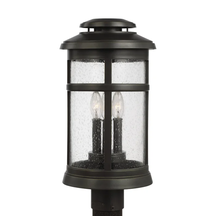 Newport Three Light Outdoor Post Lantern
