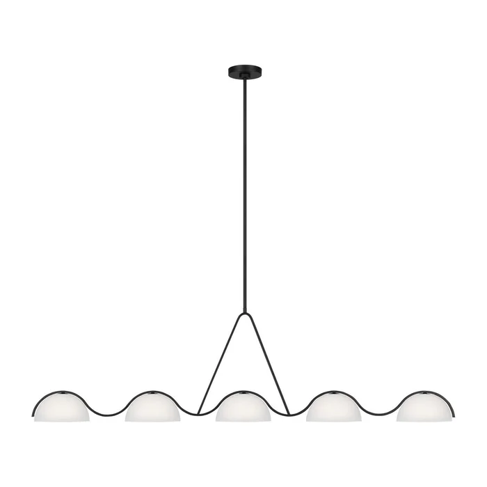 Nido Five Light Linear Chandelier