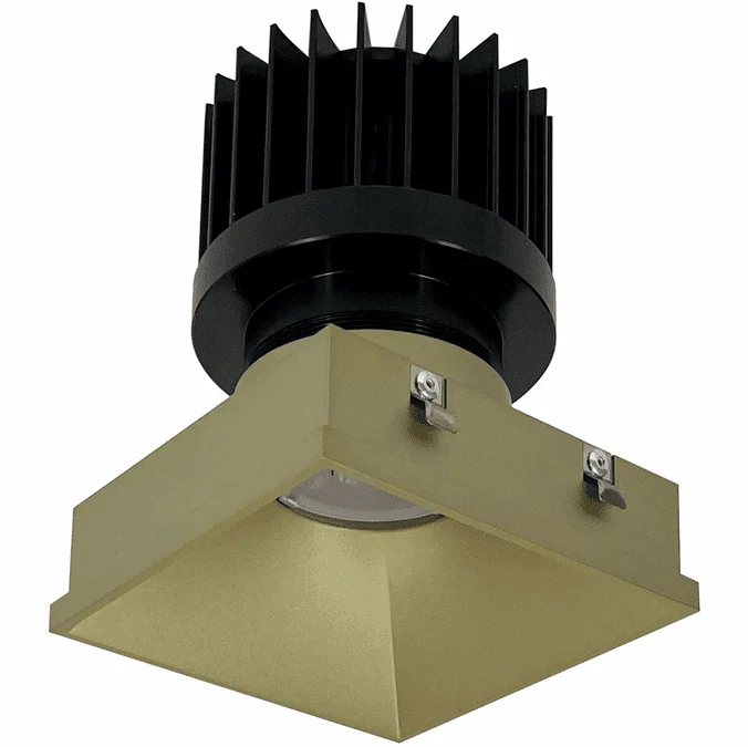 Nora NIO-4PSTLNDCXCH/HL Iolite Modern Champagne Haze LED 4″ Square Trimless Downlight Down Lighting Insert