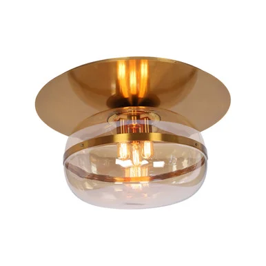 Nottingham Three Light Flushmount in Brass (40|37088-019)