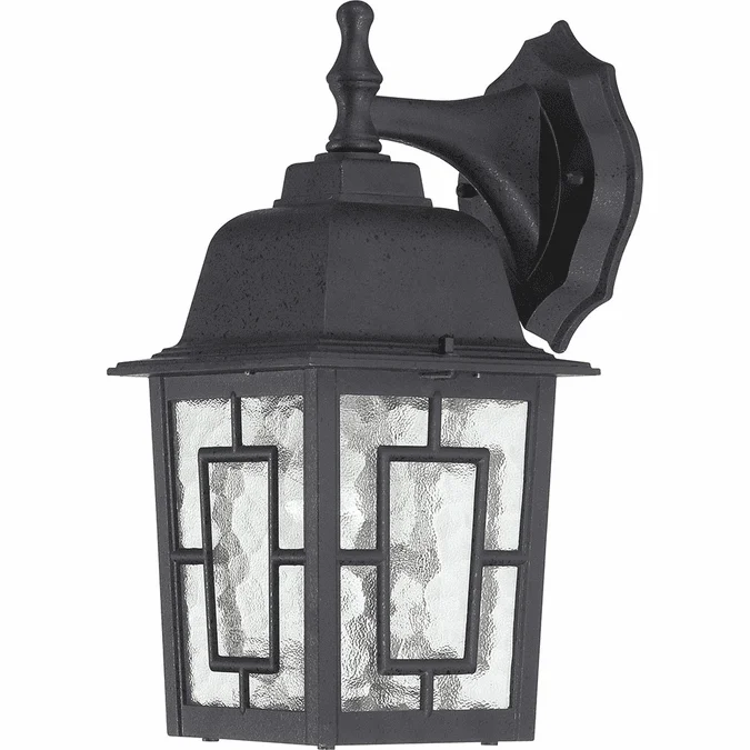 Nuvo 60-3486 Banyan Textured Black Outdoor Sconce Lighting