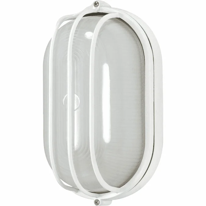 Nuvo 60/524 Semi Gloss White Outdoor Lamp Sconce