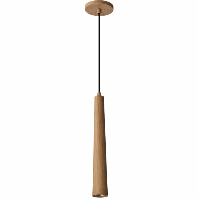 Nuvo 62/830 Melrose Contemporary Ash Wood LED Mini Pendant Lamp