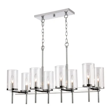 Oakland Eight Light Pendant in Chrome (45|CN290883)