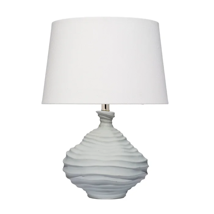 oasis ceramic table lamp with linen shade