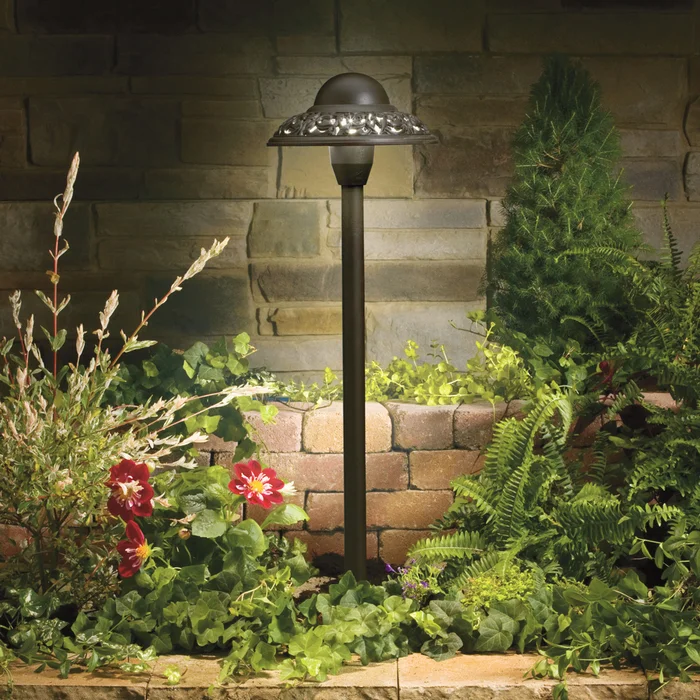 One Light Path & Spread in Textured Architectural Bronze (12|15457AZT)