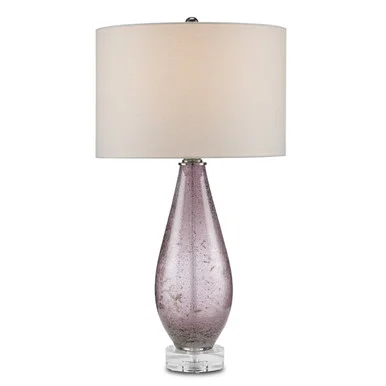 Optimist Collection One Light Table Lamp in Purple/Clear/Antique Nickel (142|6000-0854)
