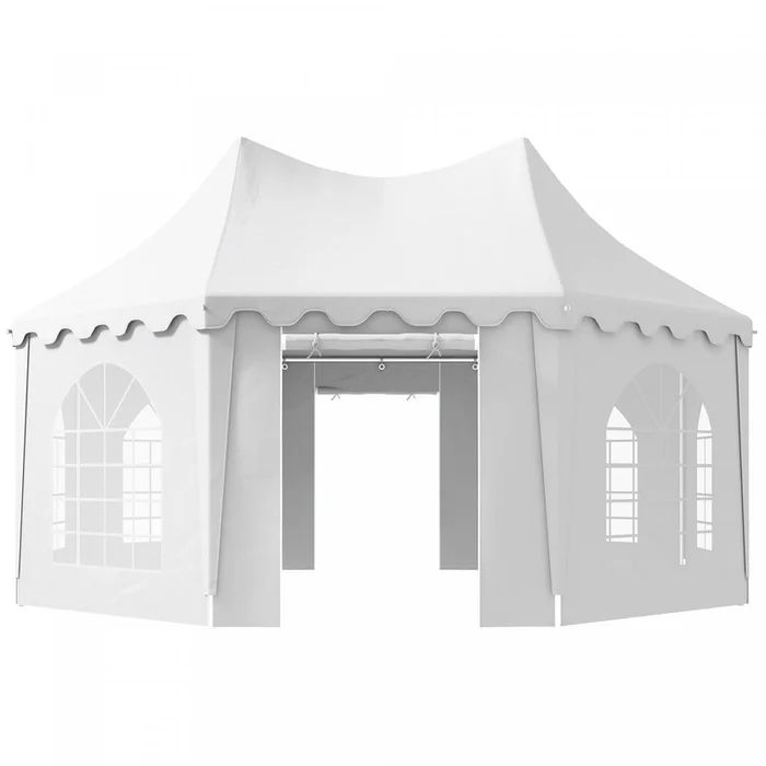 Outsunny 16.5′ X 22′ Party Tent, Heavy Duty Outdoor Canopy Tent Shelter With Carrying Bags, 2 Doors |Outsunny 16.5′ X 22′ Tente De Fete, Abri De Tente A Canopy En Plein Air Robuste Avec Sacs De Transpo
