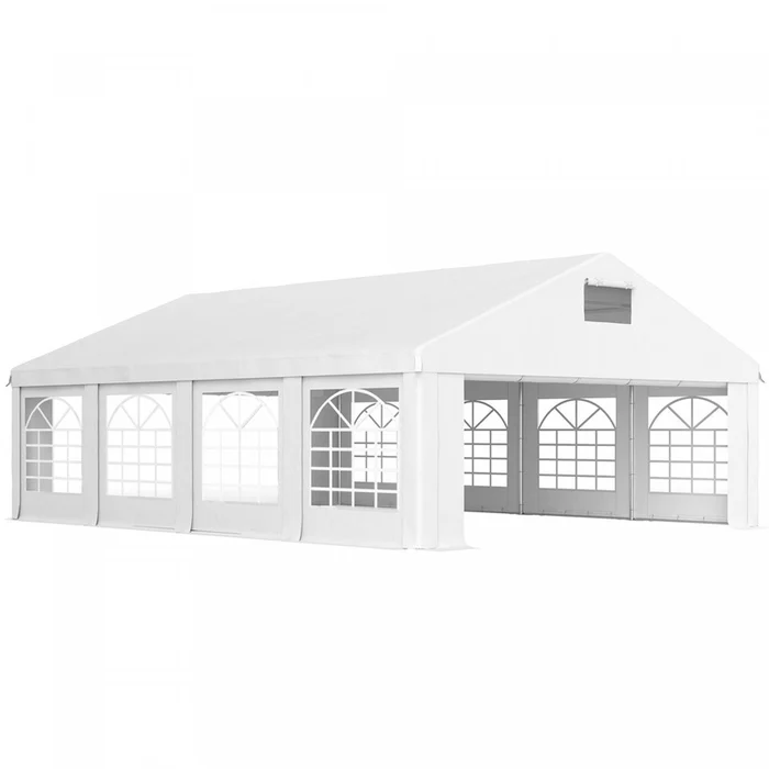 Outsunny 19.6′ X 26′ Party Tent Or Carport With 8 Windows And Vents