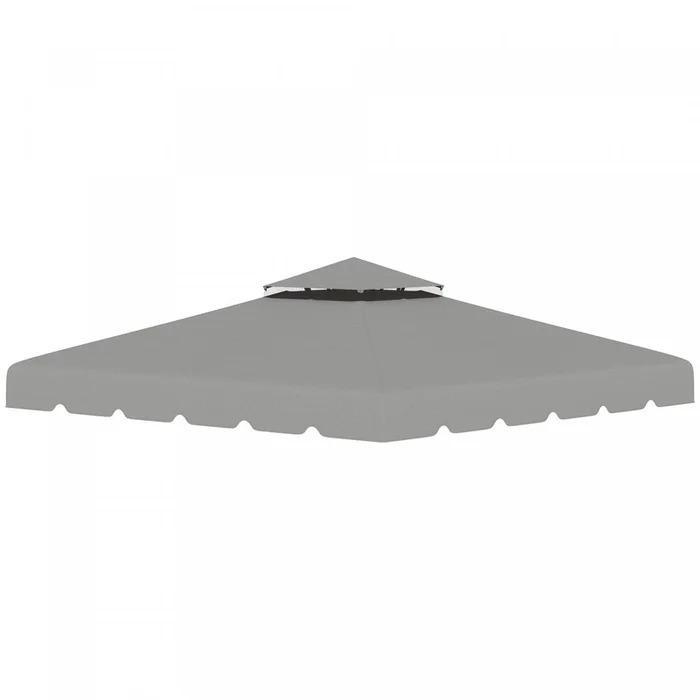 Outsunny 9.8′ X 9.8′ Gazebo Replacement Canopy, Gazebo Top Cover With Double Vented Roof For Garden |Outsunny Auvent De Rechange Pour Tonnelle 9.8′ X 9.8′, Couverture Superieure De Tonnelle Avec Toit D
